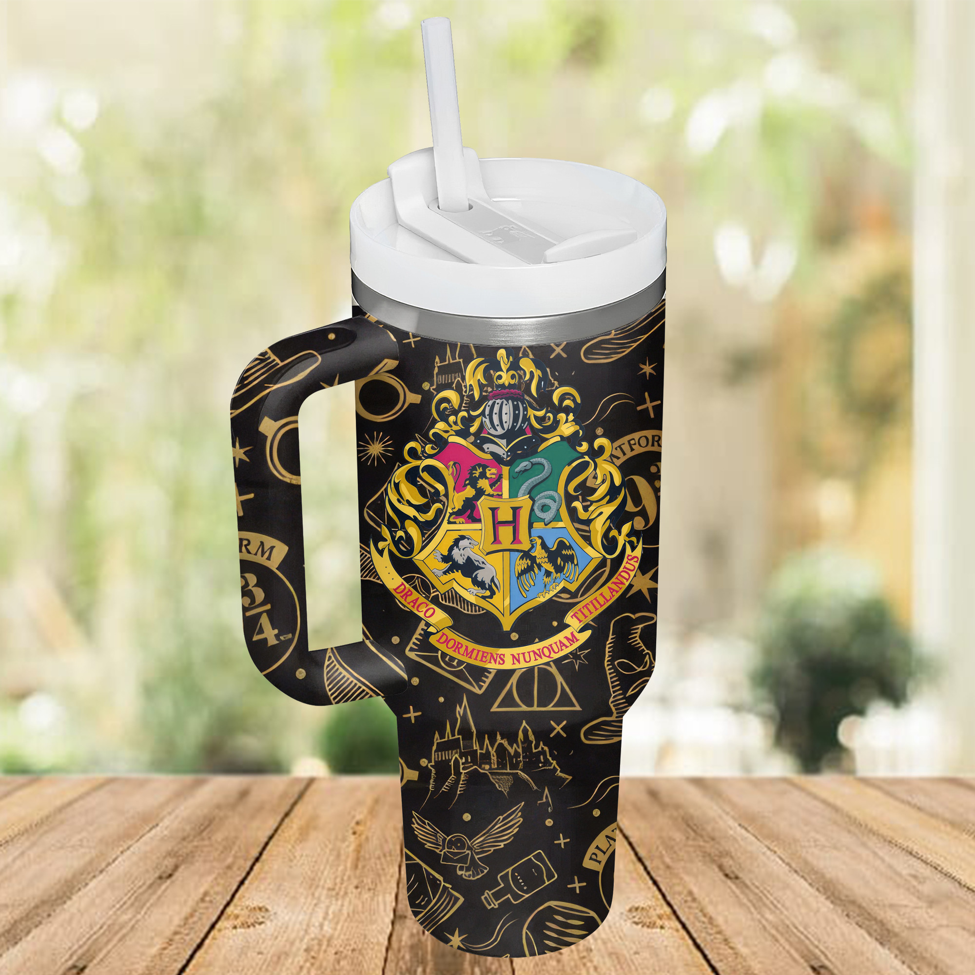 Harry Potter Movies Custom Stanley Quencher 40oz Stainless Steel