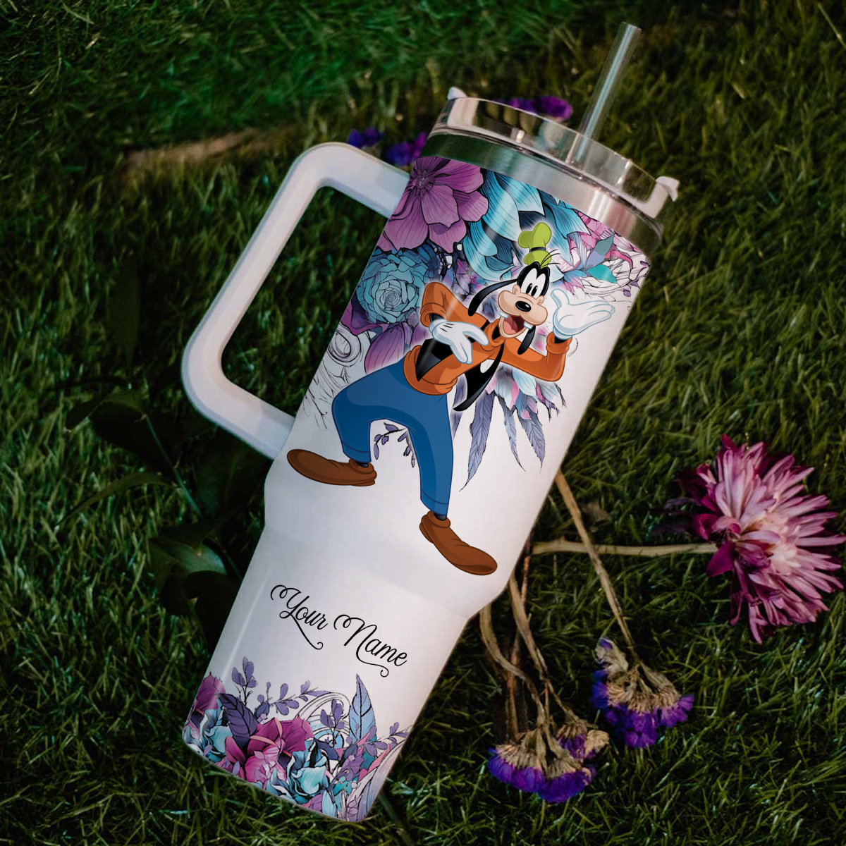 Goofy Mickey Mouse And Friends Cartoon Custom Stanley Quencher 40oz ...