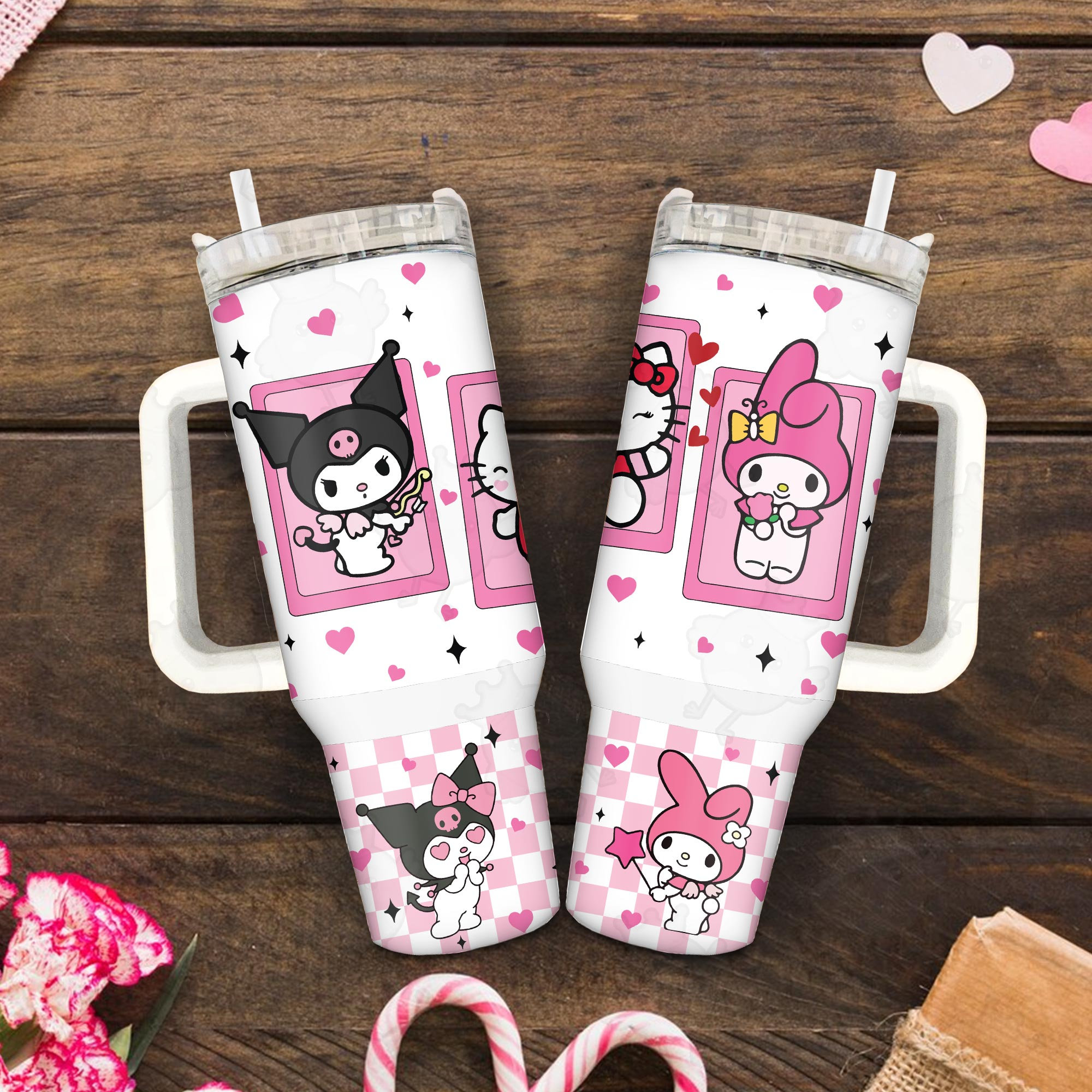 Sanrio Characters Cartoon Custom Stanley Quencher 40oz Stainless Steel ...