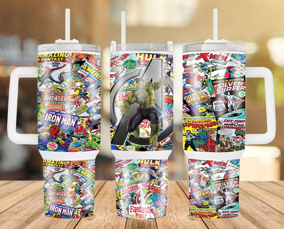 Avengers Hulk Marvel Movies Custom Stanley Quencher 40oz Stainless ...