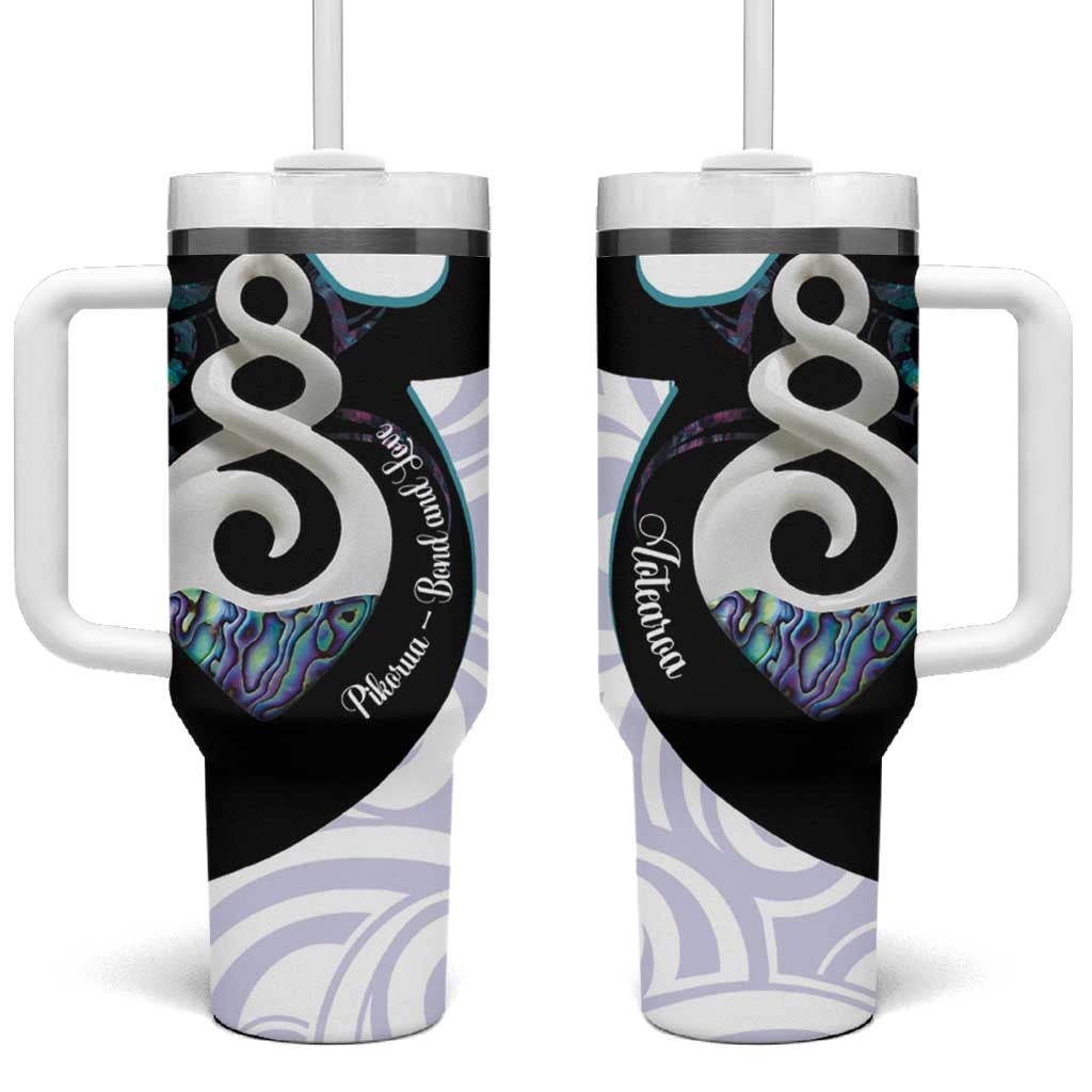 Aotearoa Pikorua Bond And Love Custom Stanley Quencher 40oz Stainless Steel Tumbler With Handle