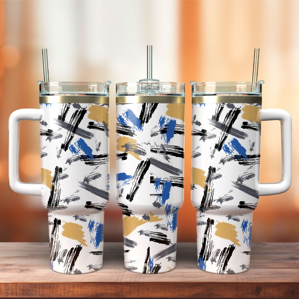 Artwork Custom Stanley Quencher 40oz Stainless Steel Tumbler With Handle