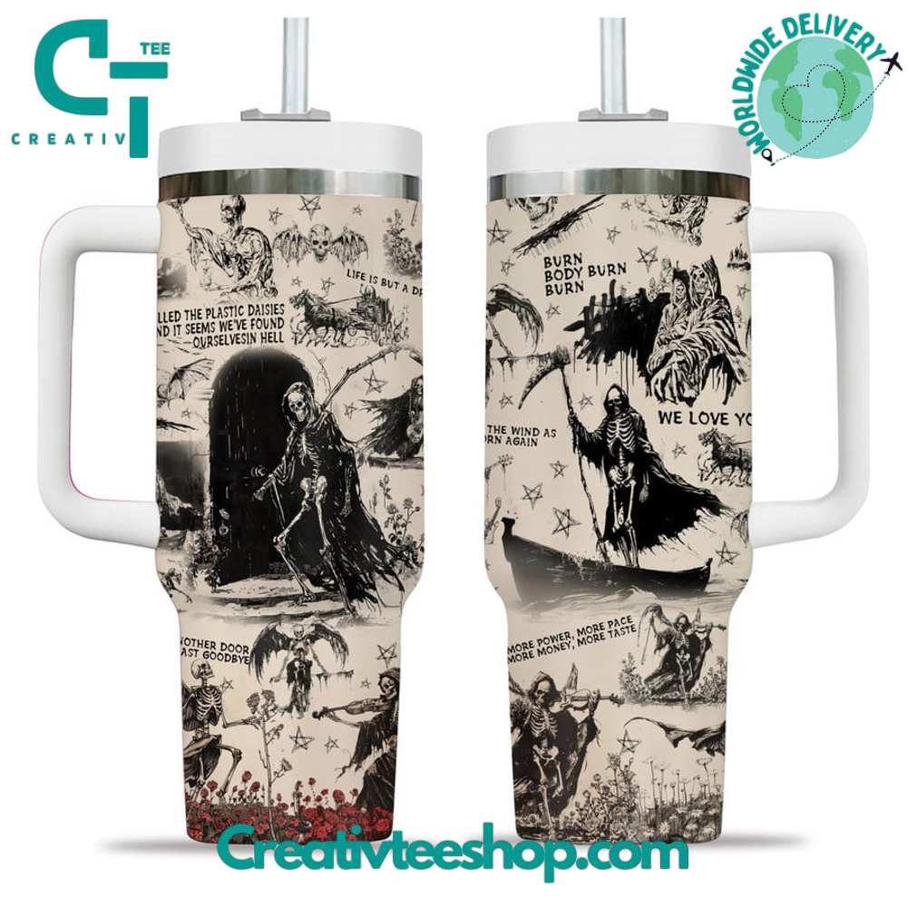 Avenged Sevenfold Music Custom Stanley Quencher 40oz Stainless Steel Tumbler With Handle