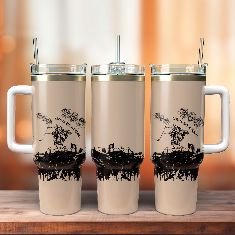 Avenged Sevenfold Music Custom Stanley Quencher 40oz Stainless Steel Tumbler With Handle