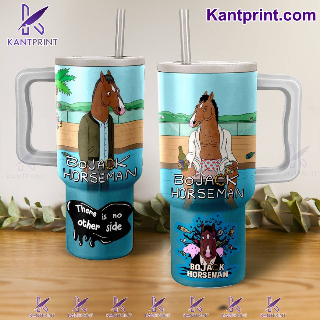 Bojack Horseman Movies Custom Stanley Quencher 40oz Stainless Steel Tumbler With Handle