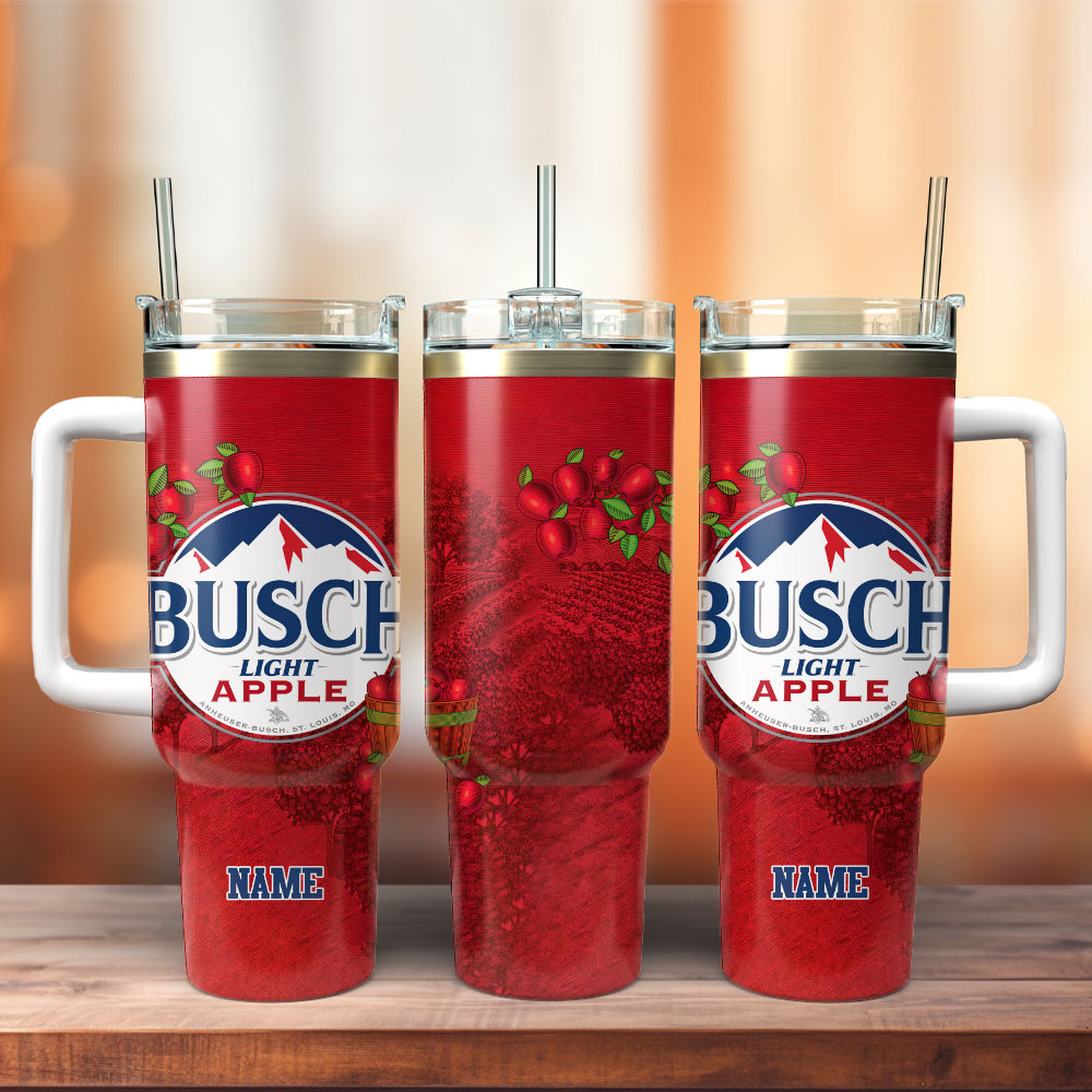BUSCH Drink Custom Stanley Quencher 40oz Stainless Steel Tumbler With Handle