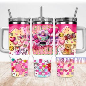 Buzz Lightyear Custom Stanley Quencher 40oz Stainless Steel Tumbler With Handle