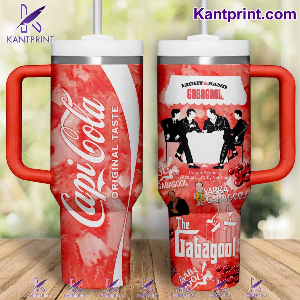 Capi Cola Drinks Custom Stanley Quencher 40oz Stainless Steel Tumbler With Handle
