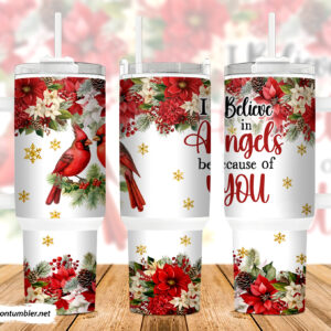 Cardinals Custom Stanley Quencher 40oz Stainless Steel Tumbler With Handle