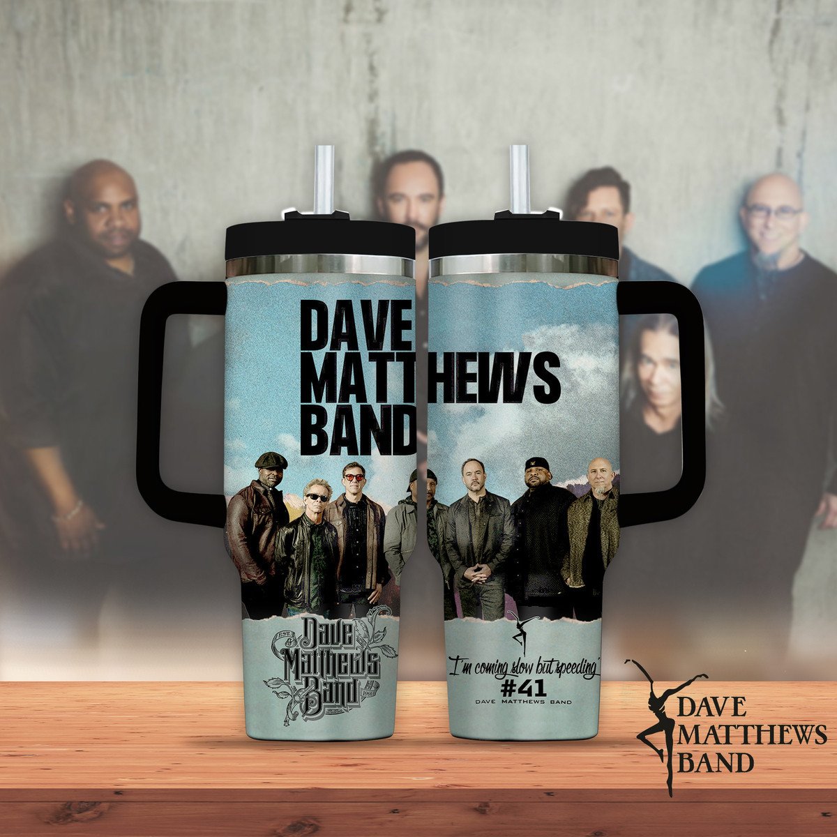 Dave Matthews Band Music Custom Stanley Quencher 40oz Stainless Steel Tumbler With Handle