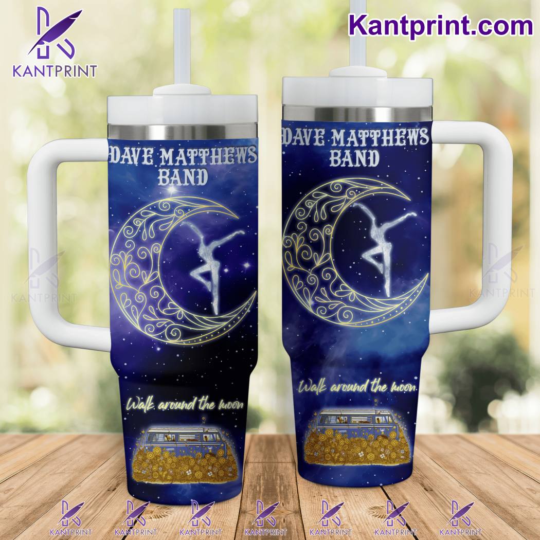 Dave Matthews Music Custom Stanley Quencher 40oz Stainless Steel Tumbler With Handle