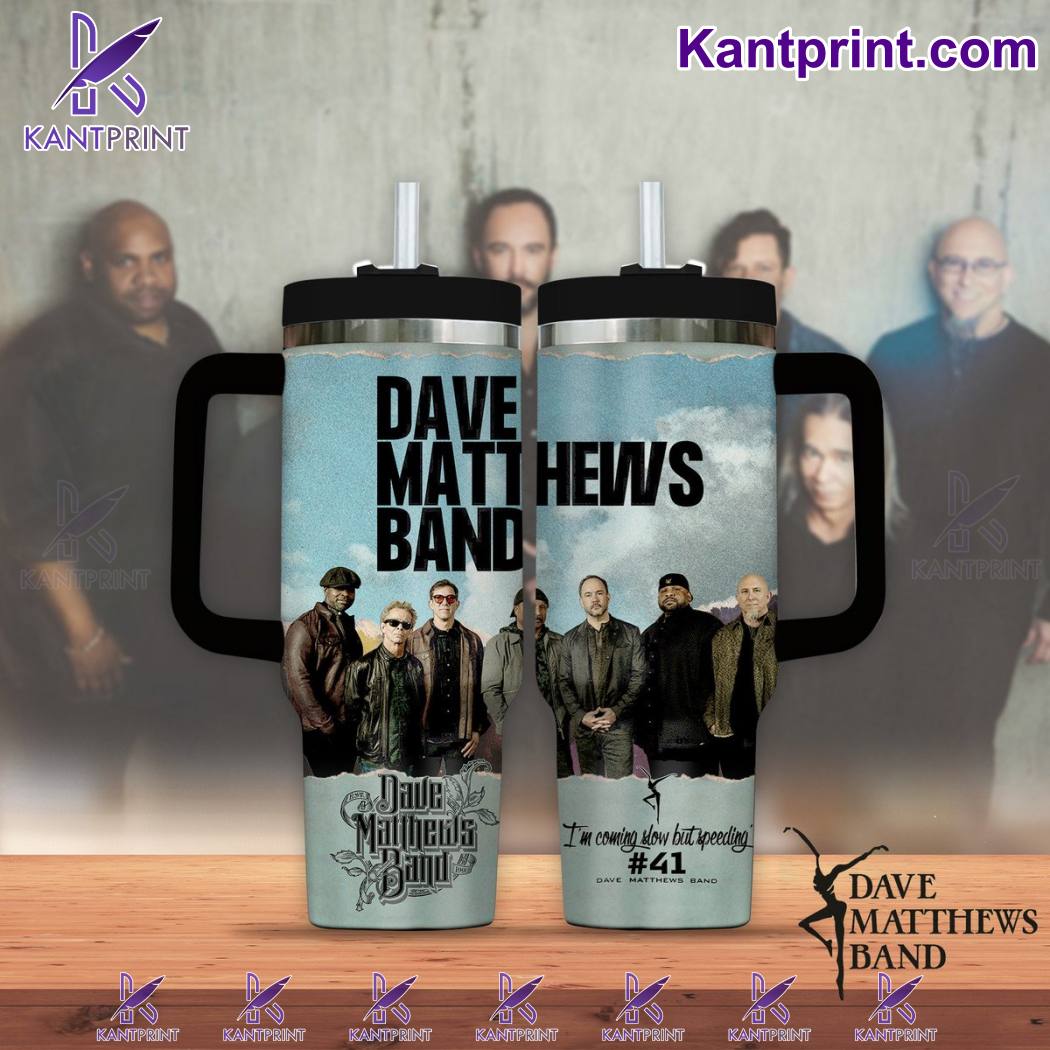 Dave Matthews Music Custom Stanley Quencher 40oz Stainless Steel Tumbler With Handle