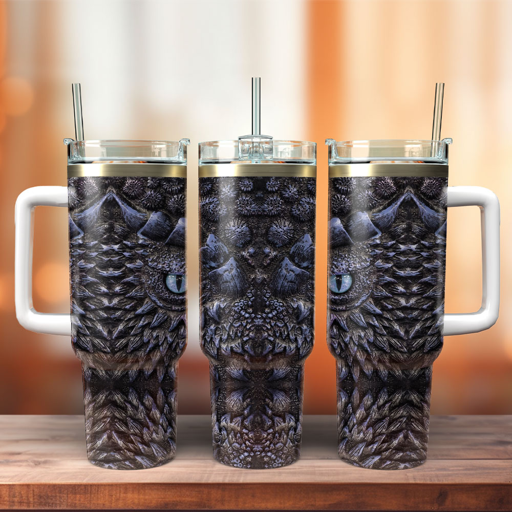 D&D Dungeons & Dragons Games Custom Stanley Quencher 40oz Stainless Steel Tumbler With Handle