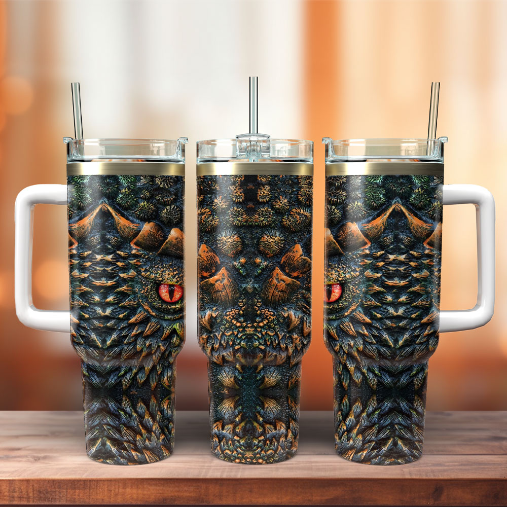 D&D Dungeons & Dragons Movie Game Custom Stanley Quencher 40oz Stainless Steel Tumbler With Handle