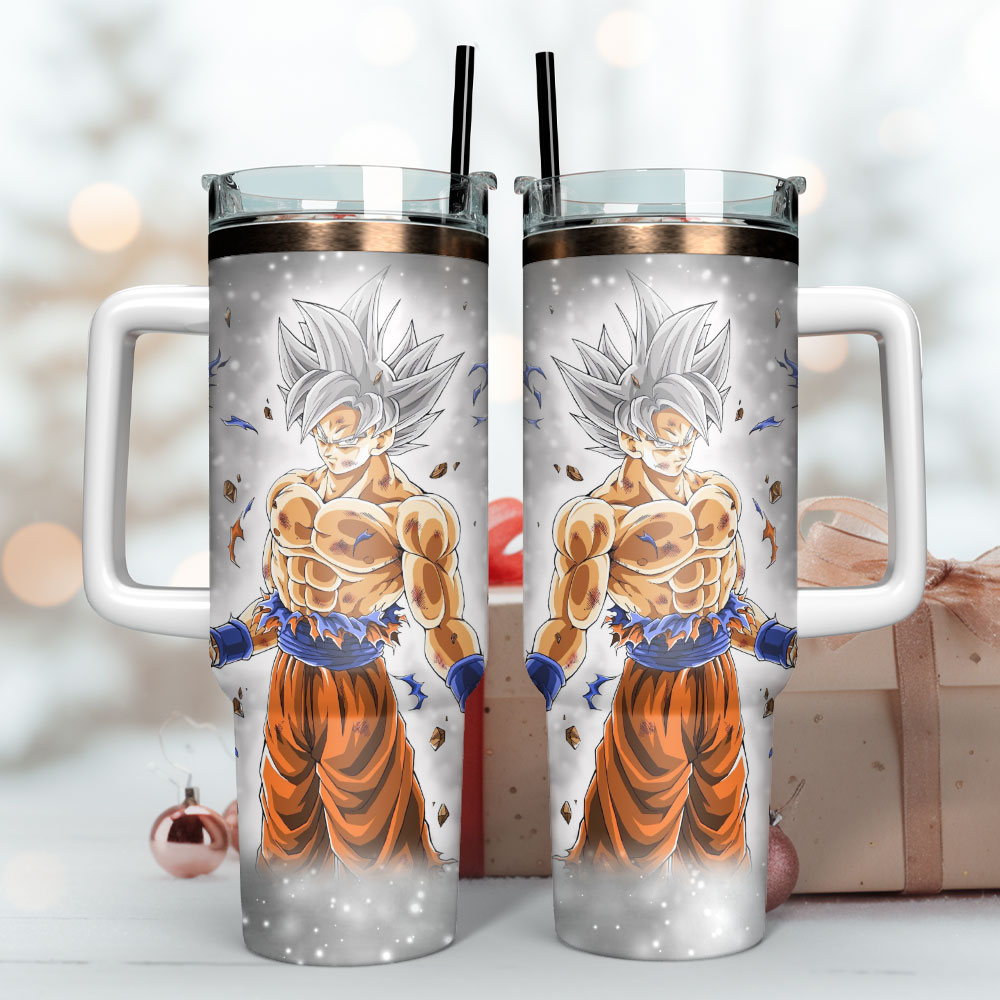 Dragon Ball Anime Custom Stanley Quencher 40oz Stainless Steel Tumbler With Handle