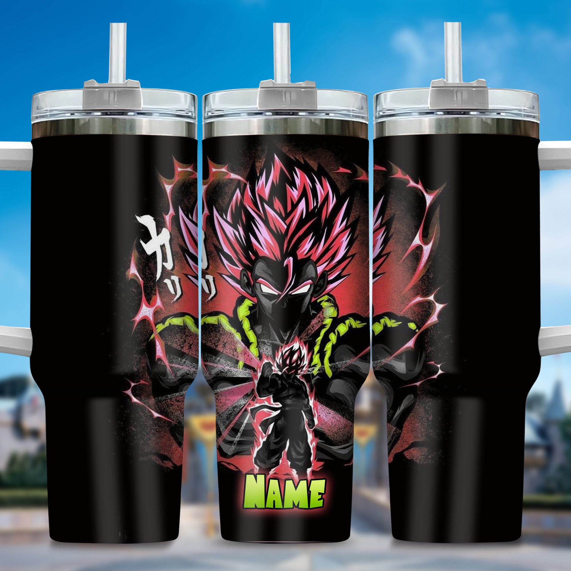 Dragon Ball Z Movies Custom Stanley Quencher 40oz Stainless Steel Tumbler With Handle