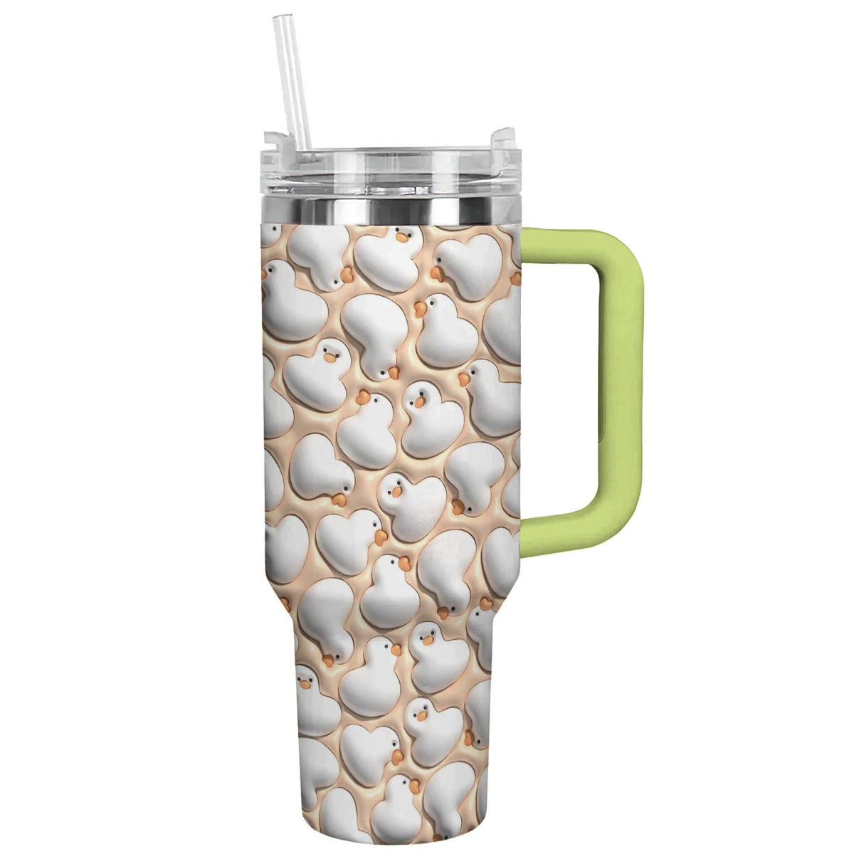 Duck Custom Stanley Quencher 40oz Stainless Steel Tumbler With Handle