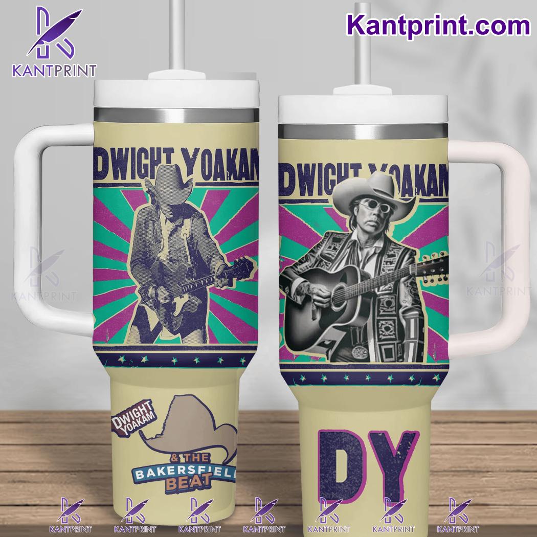 Dwight Yoakam Music Custom Stanley Quencher 40oz Stainless Steel Tumbler With Handle