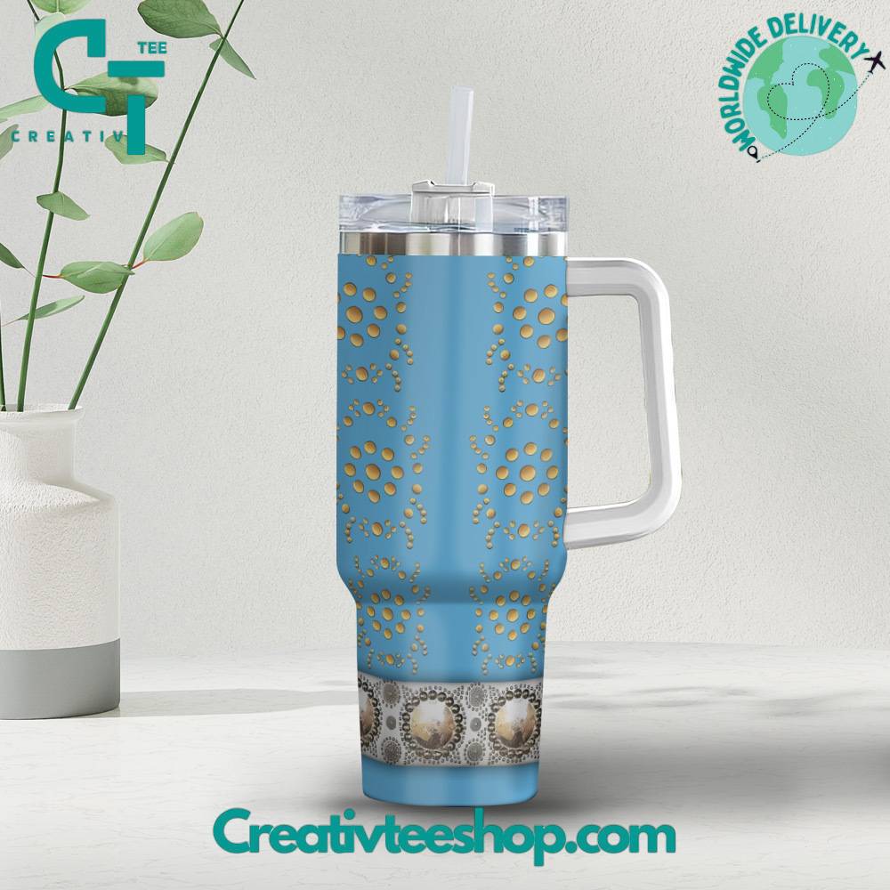 Elvis Presley Music Custom Stanley Quencher 40oz Stainless Steel Tumbler With Handle