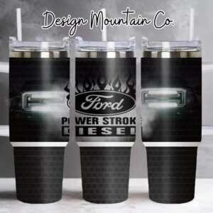 Ford Cars Custom Stanley Quencher 40oz Stainless Steel Tumbler With Handle