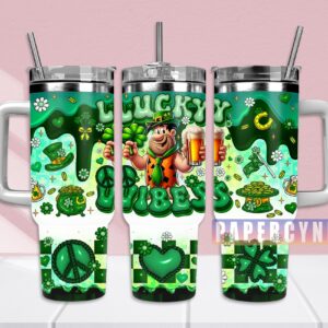 Fred Flintstones Custom Stanley Quencher 40oz Stainless Steel Tumbler With Handle