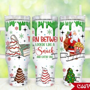 Funny Christmas Custom Stanley Quencher 40oz Stainless Steel Tumbler With Handle