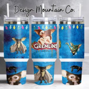 Gremlins Movies Custom Stanley Quencher 40oz Stainless Steel Tumbler With Handle
