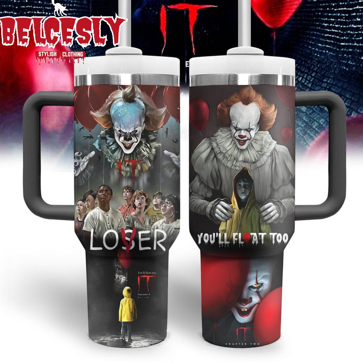 Halloween Horror Characters Movies Custom Stanley Quencher 40oz Stainless Steel Tumbler With Handle