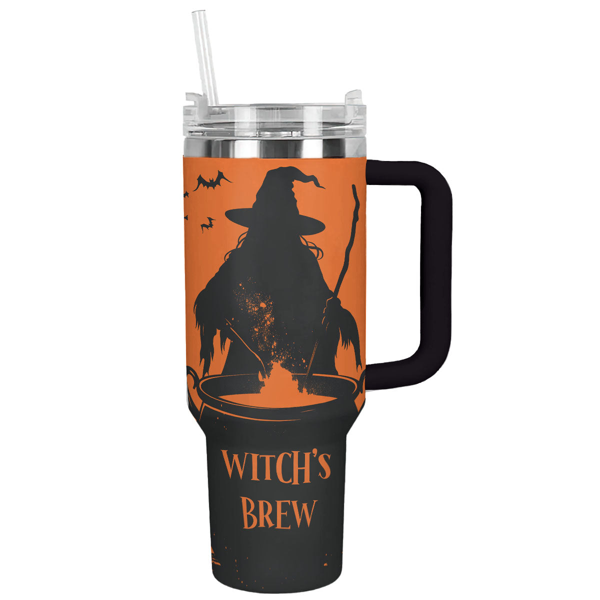 Halloween Witch's Brew Custom Stanley Quencher 40oz Stainless Steel Tumbler With Handle
