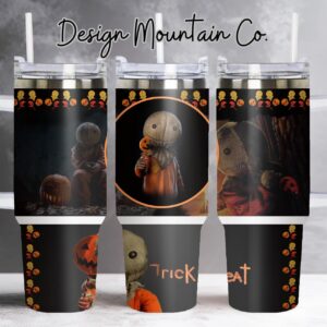 Happy Halloween Custom Stanley Quencher 40oz Stainless Steel Tumbler With Handle