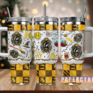 Harry Potter Custom Stanley Quencher 40oz Stainless Steel Tumbler With Handle
