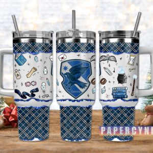 Harry Potter Custom Stanley Quencher 40oz Stainless Steel Tumbler With Handle