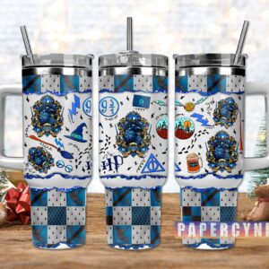 Harry Potter Custom Stanley Quencher 40oz Stainless Steel Tumbler With Handle