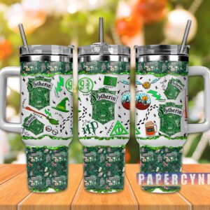 Harry Potter Custom Stanley Quencher 40oz Stainless Steel Tumbler With Handle
