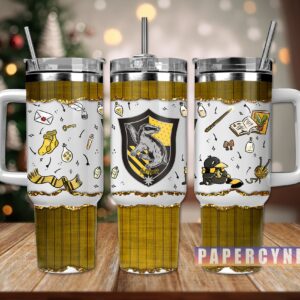 Harry Potter Custom Stanley Quencher 40oz Stainless Steel Tumbler With Handle