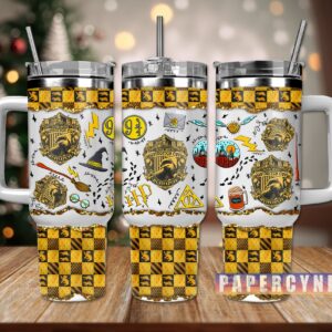 Harry Potter Custom Stanley Quencher 40oz Stainless Steel Tumbler With Handle