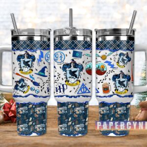 Harry Potter Custom Stanley Quencher 40oz Stainless Steel Tumbler With Handle