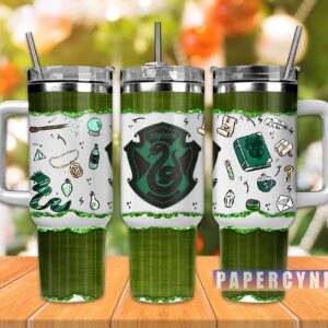 Harry Potter Custom Stanley Quencher 40oz Stainless Steel Tumbler With Handle