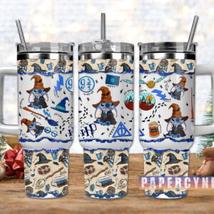 Harry Potter Custom Stanley Quencher 40oz Stainless Steel Tumbler With Handle