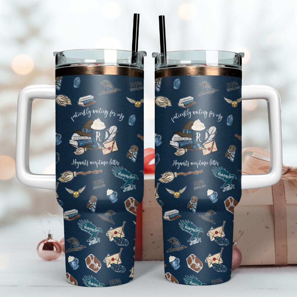 Harry Potter Gryffindor Movie Custom Stanley Quencher 40oz Stainless Steel Tumbler With Handle