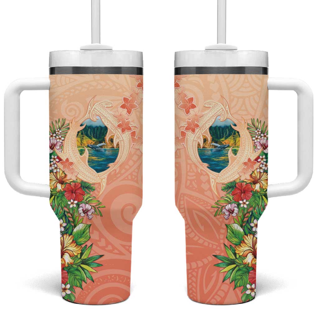 Hawaii Kauai Na Pali Coast Landscape Custom Stanley Quencher 40oz Stainless Steel Tumbler With Handle