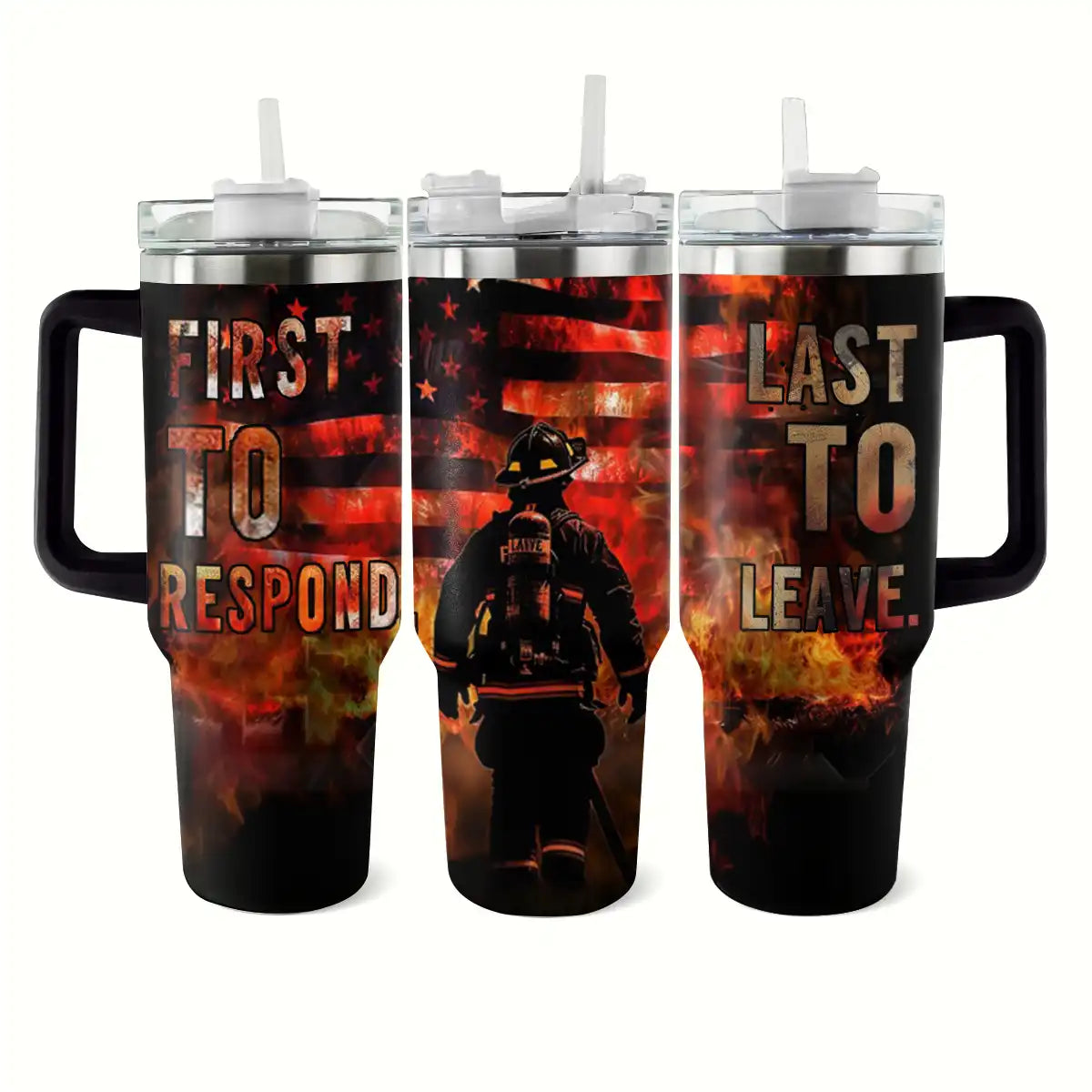 Hero's Duty Custom Stanley Quencher 40oz Stainless Steel Tumbler With Handle
