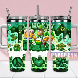 Homer Simpson Custom Stanley Quencher 40oz Stainless Steel Tumbler With Handle