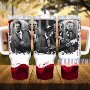 Horror Characters Custom Stanley Quencher 40oz Stainless Steel Tumbler With Handle