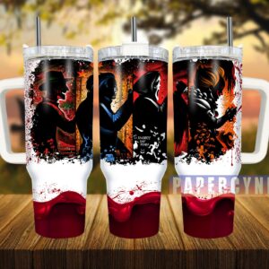 Horror Characters Custom Stanley Quencher 40oz Stainless Steel Tumbler With Handle