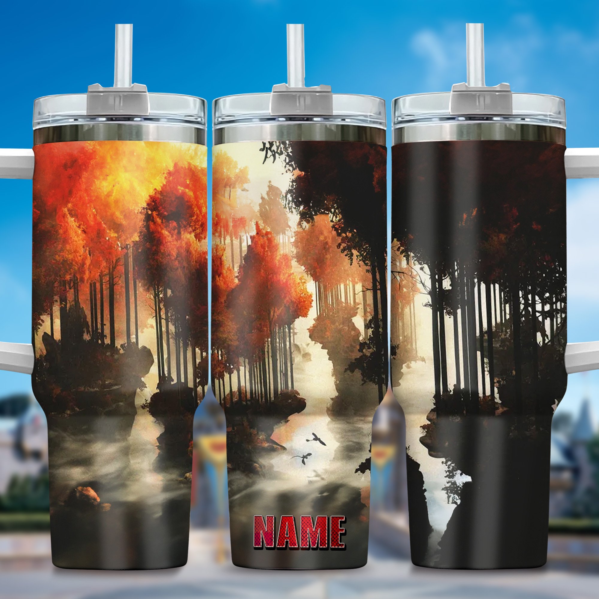How to Train Your Dragon Movies Custom Stanley Quencher 40oz Stainless Steel Tumbler With Handle