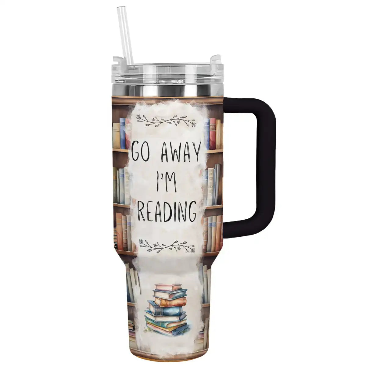I'm Reading Custom Stanley Quencher 40oz Stainless Steel Tumbler With Handle