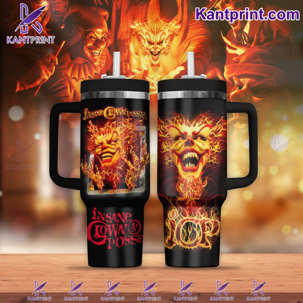 Insane Clown Posse Music Custom Stanley Quencher 40oz Stainless Steel Tumbler With Handle