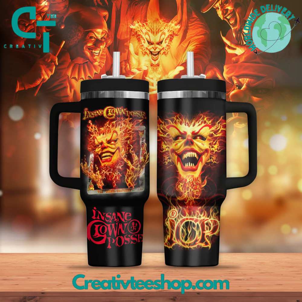 Insane Clown Posse Music Custom Stanley Quencher 40oz Stainless Steel Tumbler With Handle