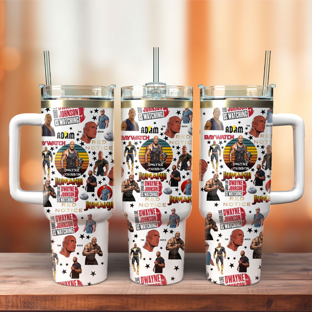 Jumanji Movie Custom Stanley Quencher 40oz Stainless Steel Tumbler With Handle